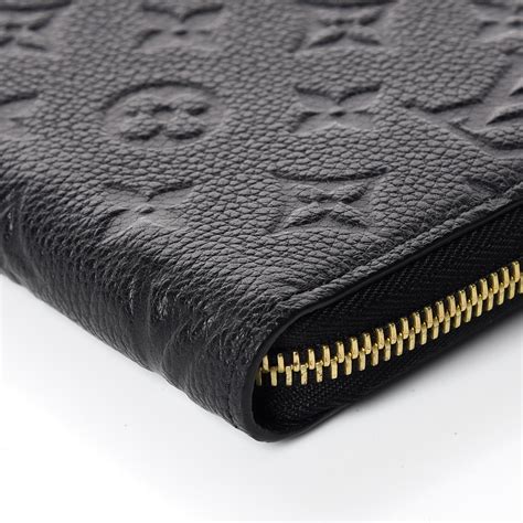 louis vuitton empreinte zippy black wallet|louis vuitton monogram wallet.